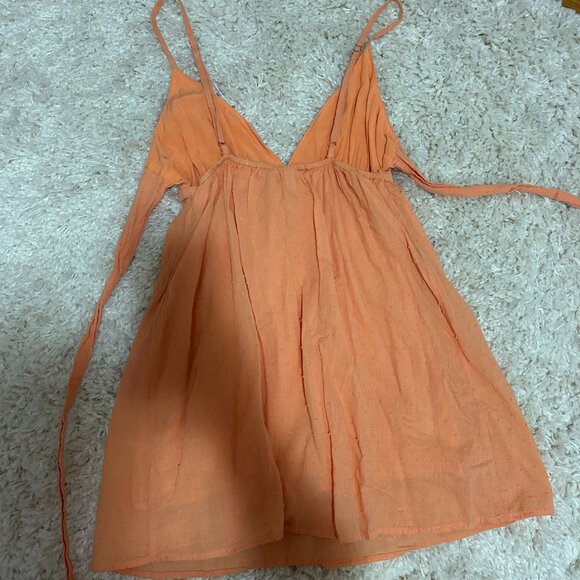 Princess Polly Koko Mini Dress Orange - Picture 3 of 4